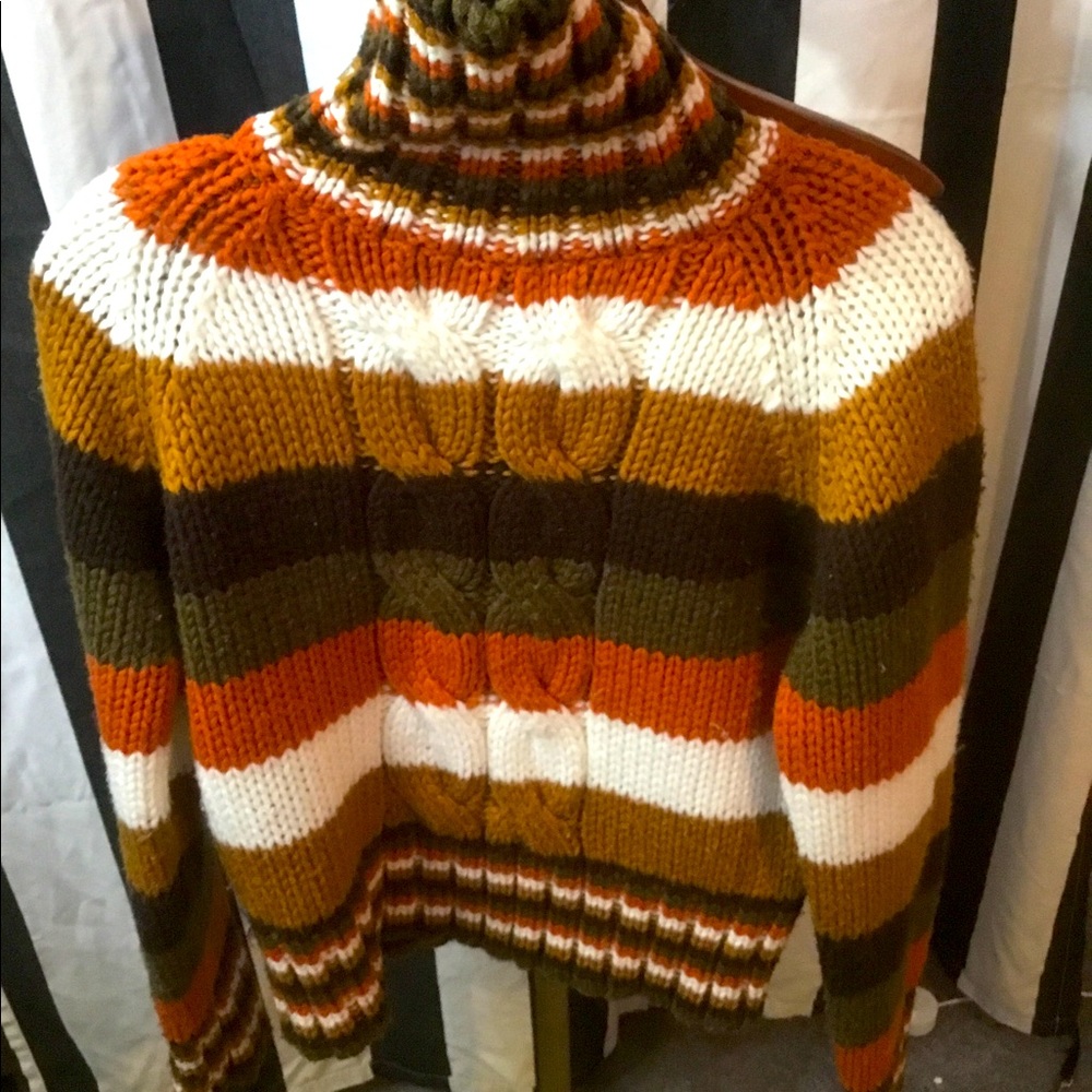Cable knit sweater
